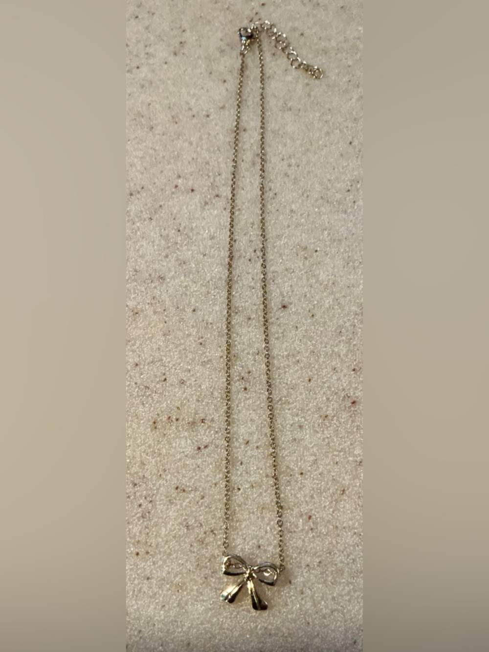 Gold Bow Pendant Necklace - Elegant Women’s Jewelry